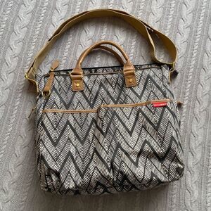 Skip Hop Zig Zag Duo Special Edition Diaper Bag with changing pad